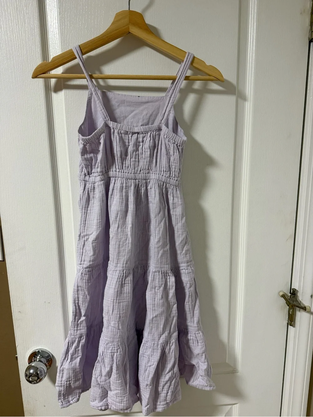 GAP Lilac Tiered Cotton Sundress